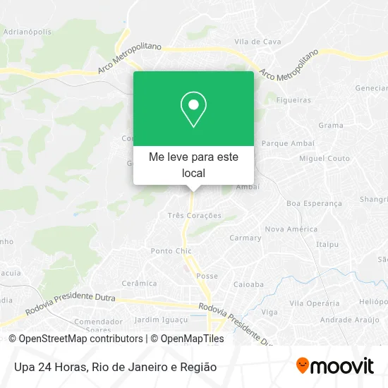 Upa 24 Horas mapa