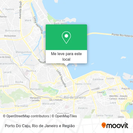 Porto Do Caju mapa