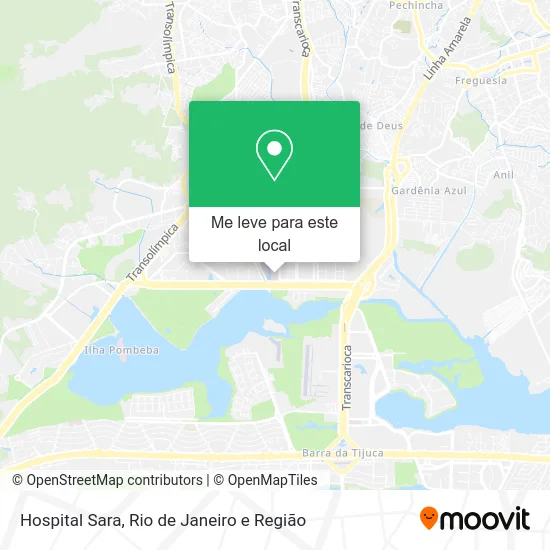 Hospital Sara mapa