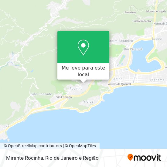 Mirante Rocinha mapa