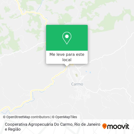 Cooperativa Agropecuária Do Carmo mapa