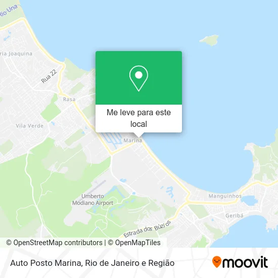 Auto Posto Marina mapa