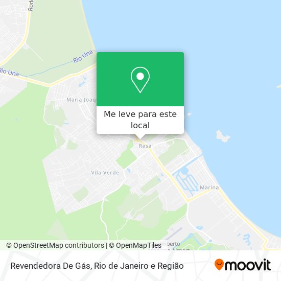 Revendedora De Gás mapa