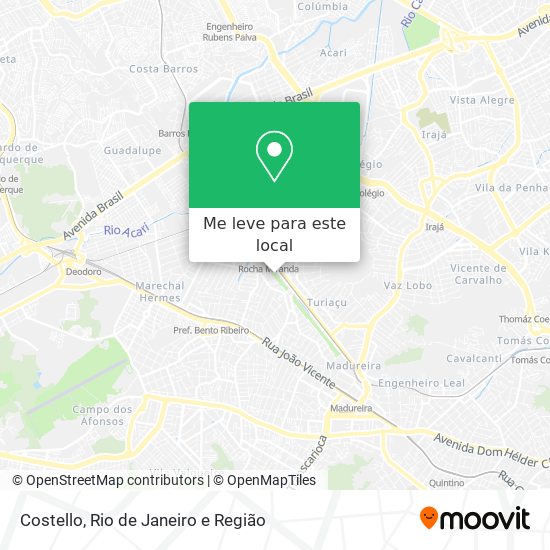 Costello mapa