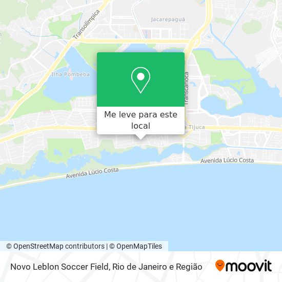 Novo Leblon Soccer Field mapa