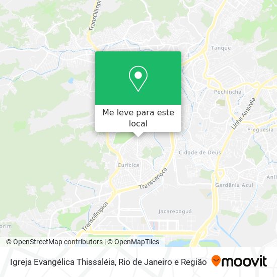 Igreja Evangélica Thissaléia mapa