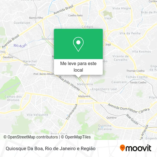 Quiosque Da Boa mapa
