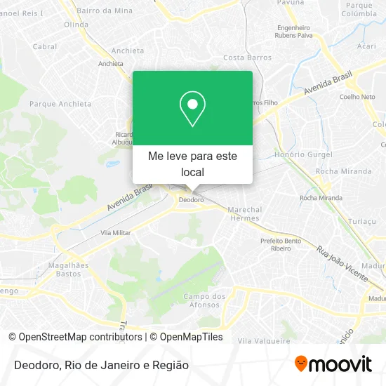 Deodoro mapa
