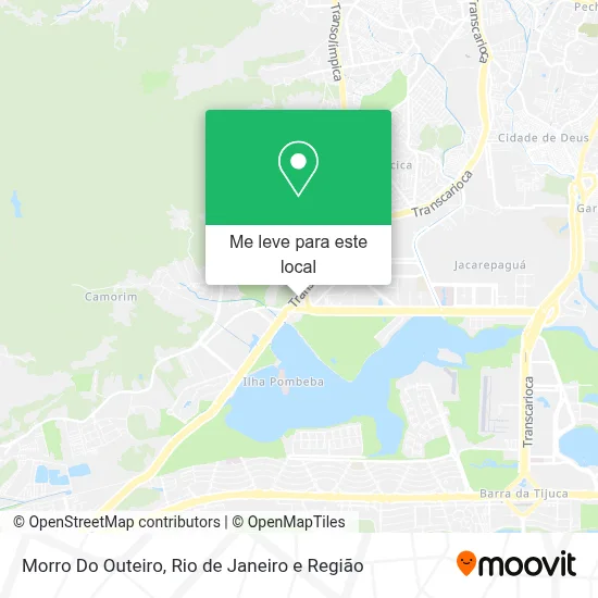 Morro Do Outeiro mapa