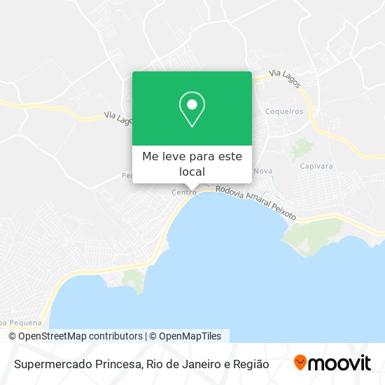 Supermercado Princesa mapa