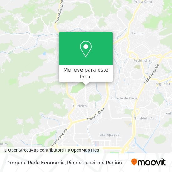 Drogaria Rede Economia mapa