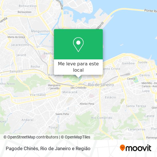 Pagode Chinês mapa
