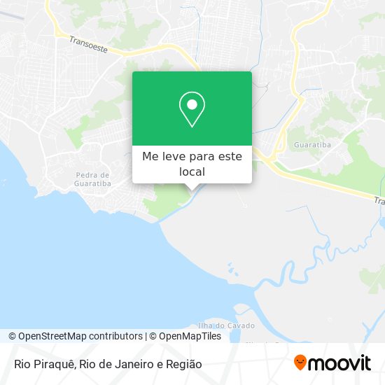 Rio Piraquê mapa