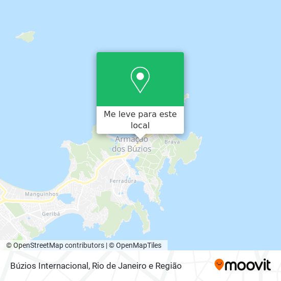 Búzios Internacional mapa