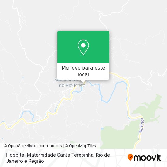 Hospital Maternidade Santa Teresinha mapa