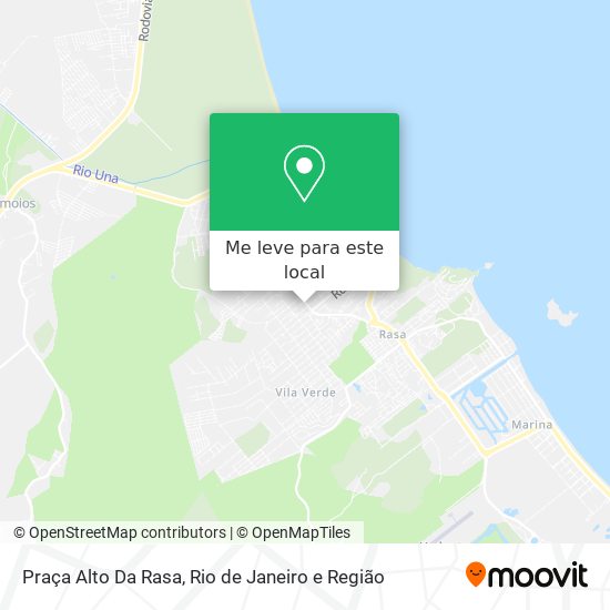 Praça Alto Da Rasa mapa