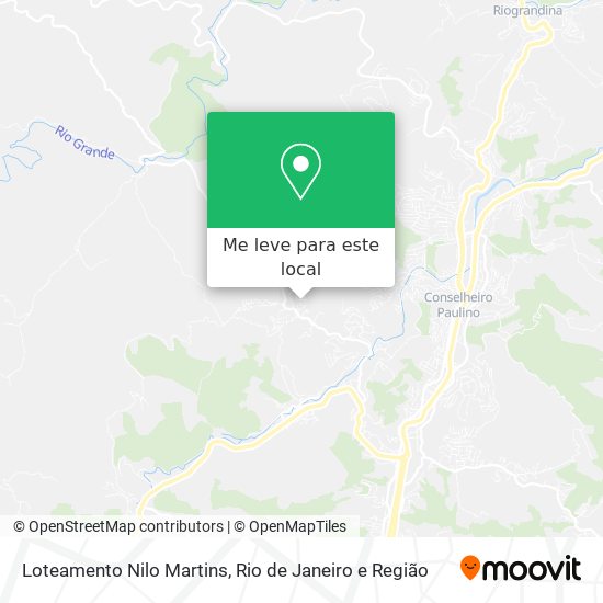 Loteamento Nilo Martins mapa