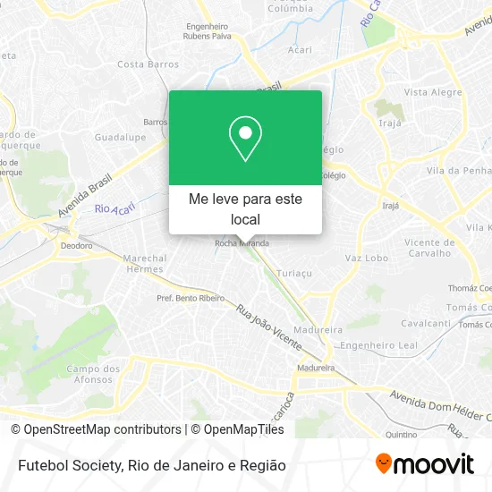 Futebol Society mapa
