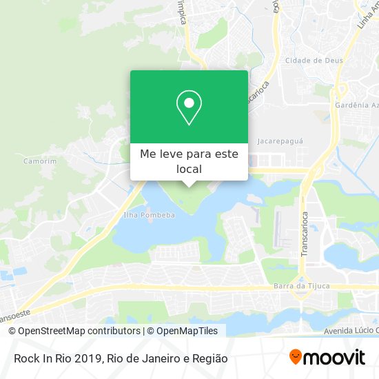 Rock In Rio 2019 mapa