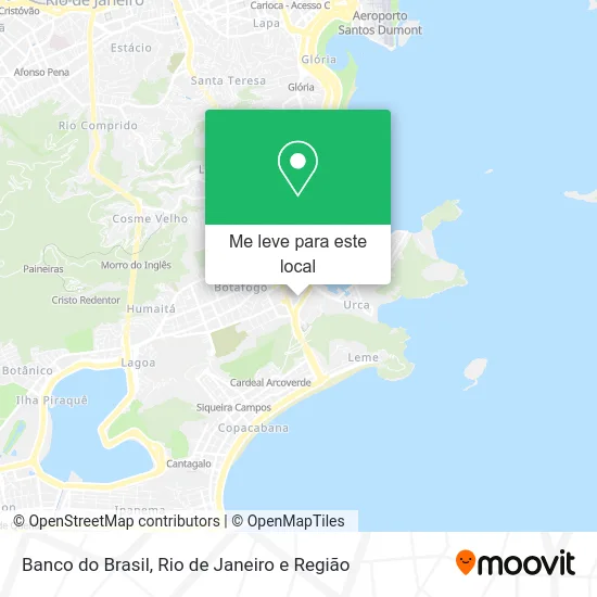Banco do Brasil mapa