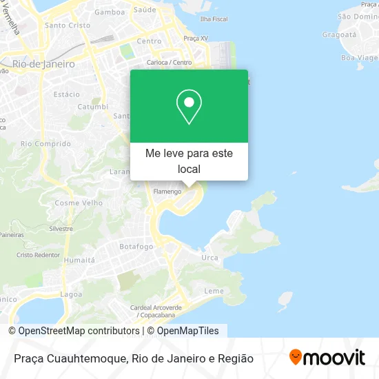 Praça Cuauhtemoque mapa
