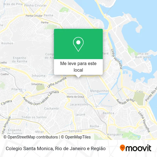 Colegio Santa Monica mapa