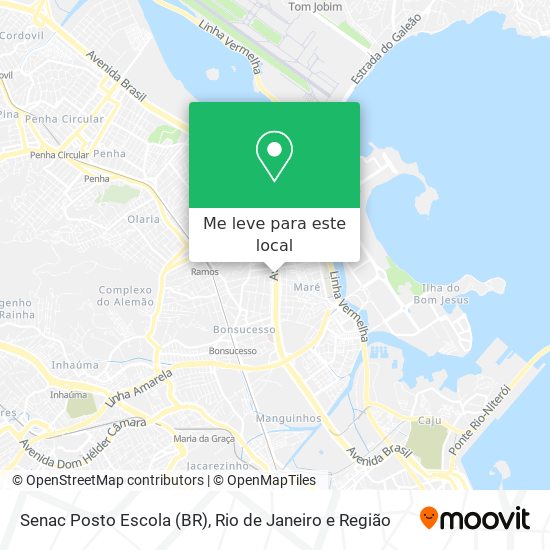 Senac Posto Escola (BR) mapa