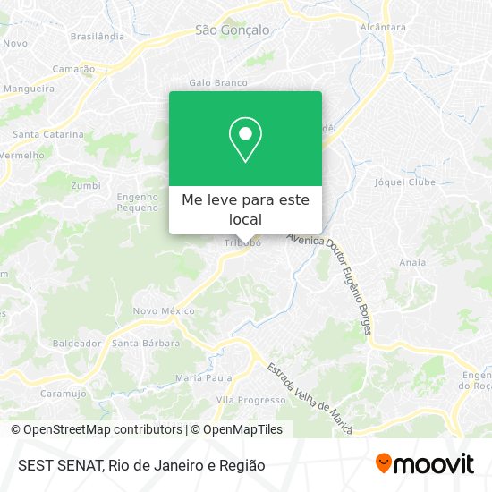 SEST SENAT mapa