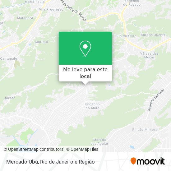 Mercado Ubá mapa
