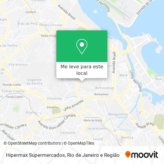 Hipermax Supermercados mapa