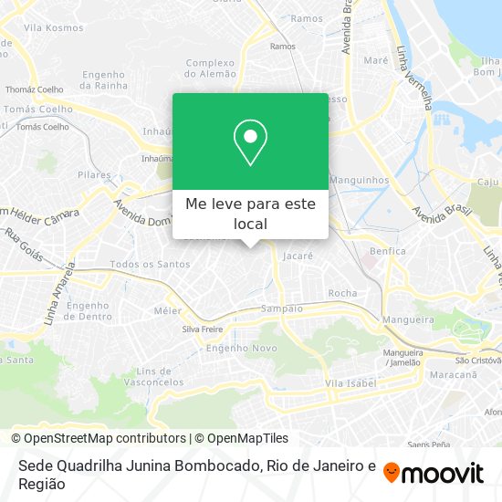 Sede Quadrilha Junina Bombocado mapa