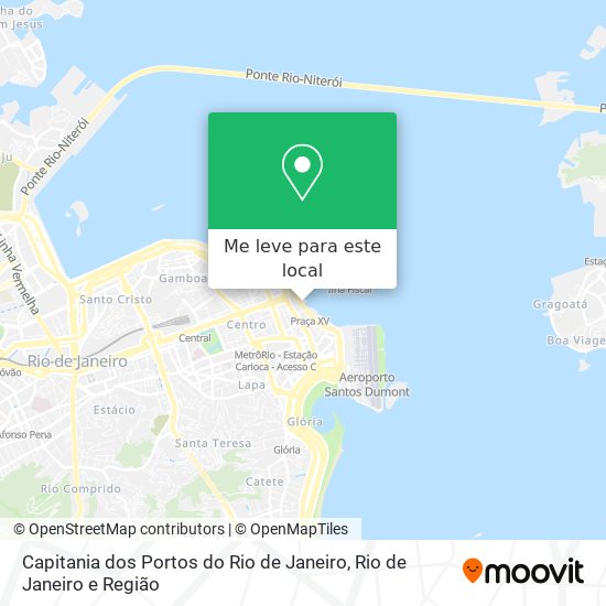 Capitania dos Portos do Rio de Janeiro mapa