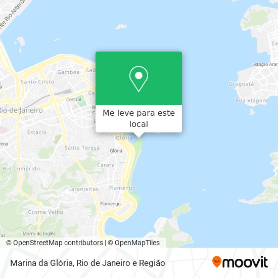 Marina da Glória mapa