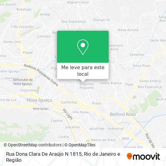Rua Dona Clara De Araújo N 1815 mapa
