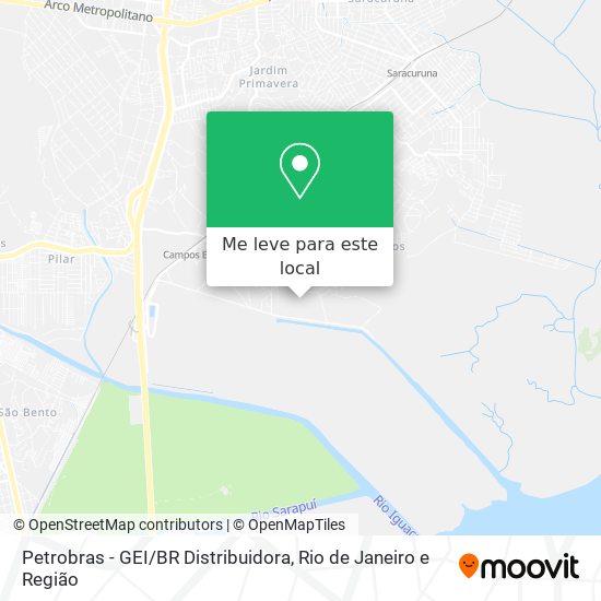 Petrobras - GEI / BR Distribuidora mapa