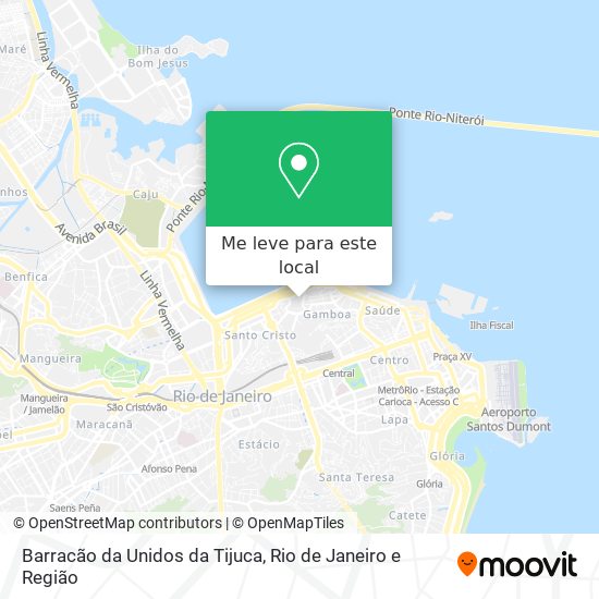 Barracão da Unidos da Tijuca mapa