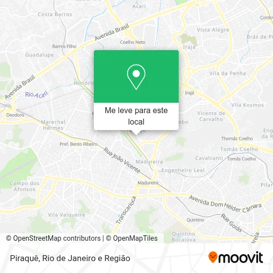 Piraquê mapa
