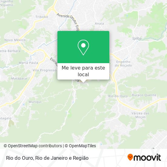 Rio do Ouro mapa