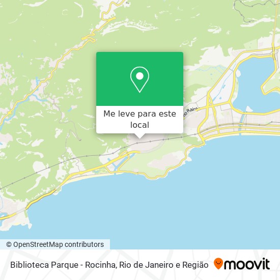 Biblioteca Parque - Rocinha mapa