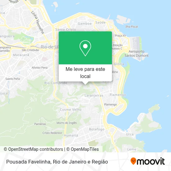 Pousada Favelinha mapa