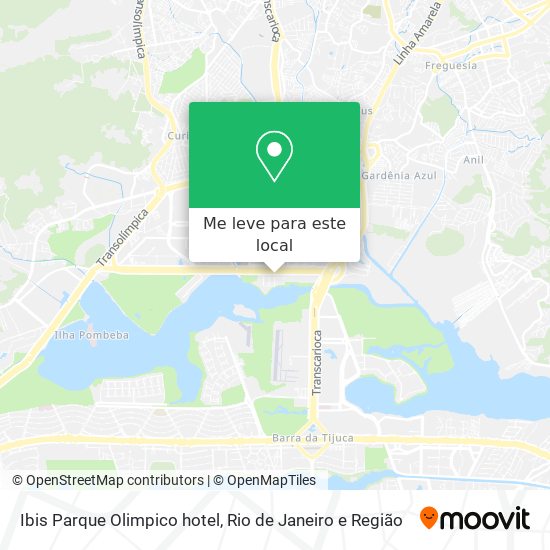 Ibis Parque Olimpico hotel mapa