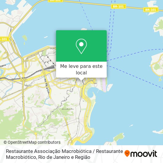 Restaurante Associação Macrobiótica / Restaurante Macrobiótico mapa