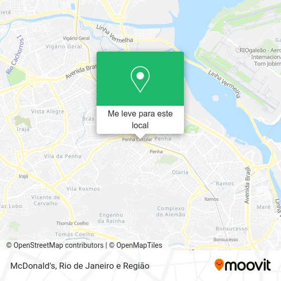 McDonald's mapa