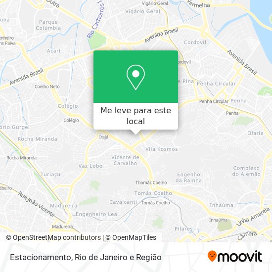 Estacionamento mapa