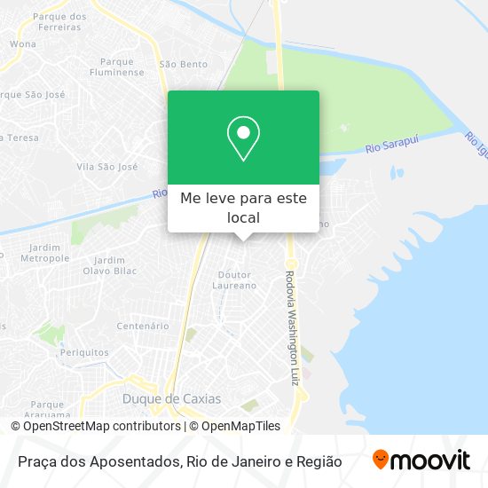 Praça dos Aposentados mapa