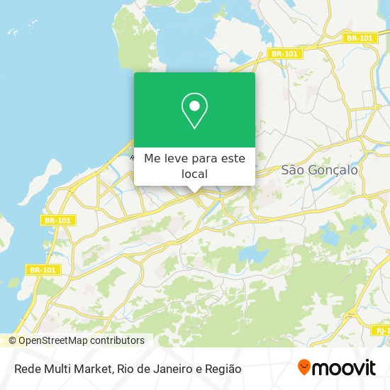 Rede Multi Market mapa