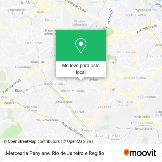 Mercearia Penylane mapa