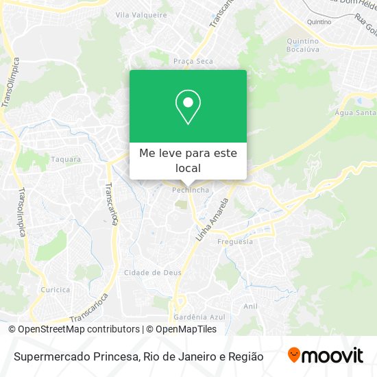 Supermercado Princesa mapa