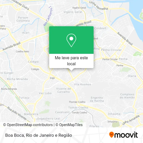 Boa Boca mapa