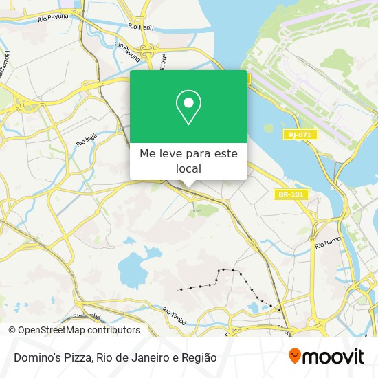 Domino's Pizza mapa